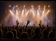 Concert avec public